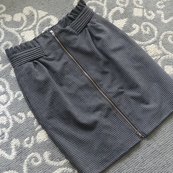 👗REITMANS HOUNDSTOOTH SKIRT SIZE LARGE - Picture 1 of 7